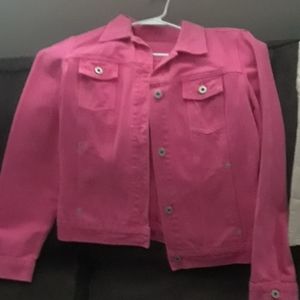 Pink Guess Jean Jacket